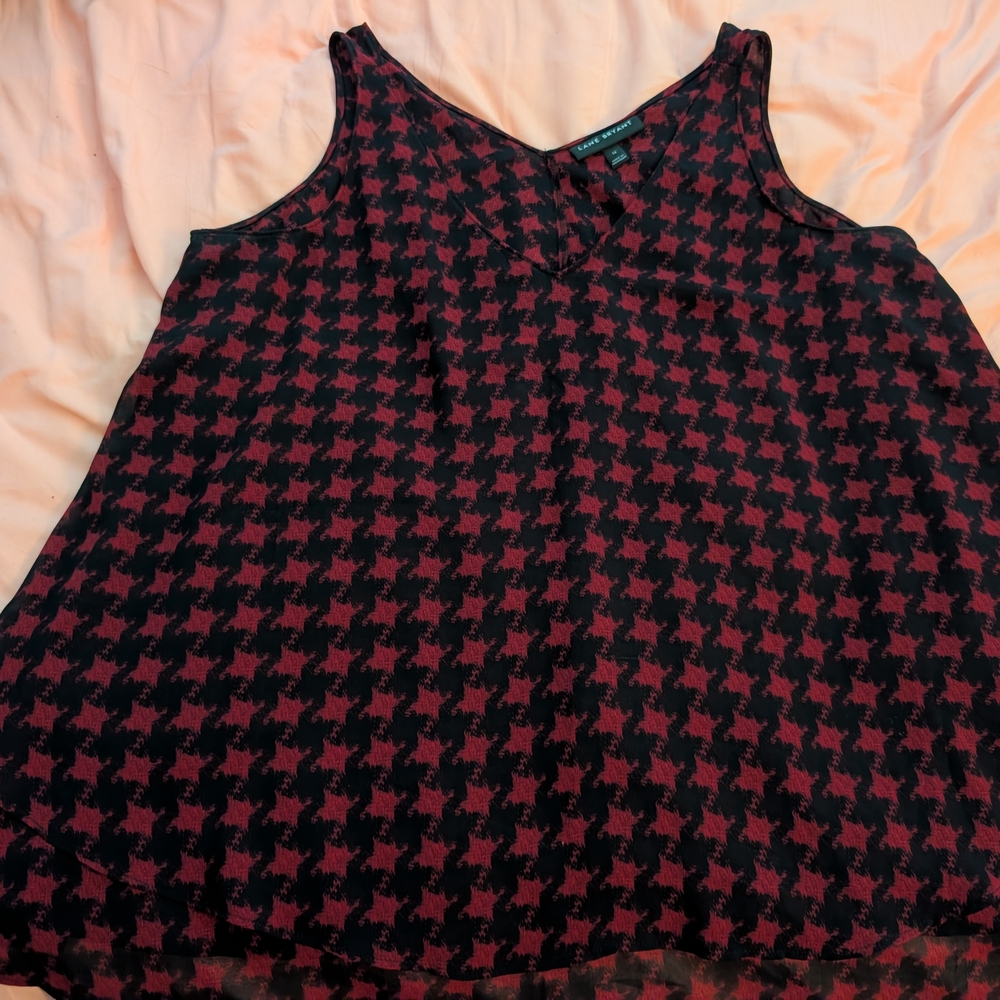 Lane Bryant Sleeveless Swing Top, Size 14